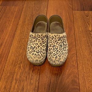 Dansko Cheetah Print Clogs